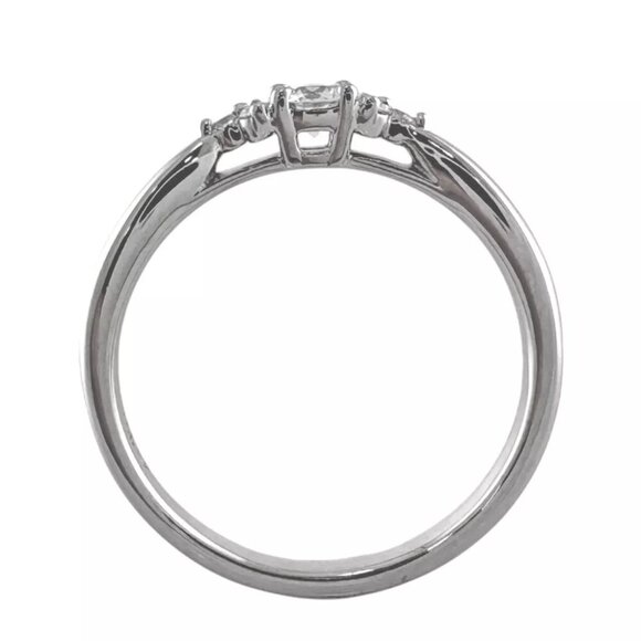 TIFFANY&Co. Ring US 5 1/2 EU51 Pt950 diamond Harmony Cluster Side Stones used - Picture 7 of 7